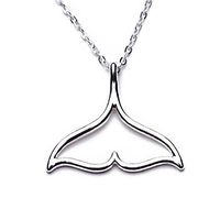 Meolin Whale Tail Necklace Pendant Chain for Women