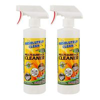 Natural Based Multi-Purpose Household Cleaner, Powerful, Natural Enzymes Make Cleaning Easy - USA Made (2pack 16oz Spray Bottle)