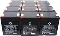 12V 5Ah Sealed Lead Acid (SLA) Replacement Battery for Alarm SPS Brand (12 Pack)