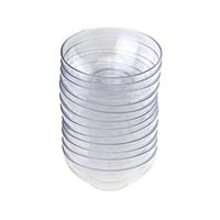 Homeford Clear Plastic Mini Appetizer Dessert Bowls, 2-3/4-Inch, 12-Piece (Clear)