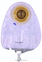 Assura® One-Piece Convex Light Standard Wear Multi-Chamber Urostomy Pouch With Belt Tabs - UOM = Box of 10
