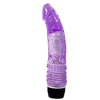 MoonFireToy OO16 Purple Multi Speed Waterproof Medical Grade Silica Crystal Gel Dîldɔ víbrátór