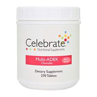 Celebrate Multivitamin ADEK - Berry Sorbet - 270 Count