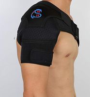Shoulder Support Brace by S.M.H Sport -Neoprene Stability Immobilizer for All Sports- for Men and Women-Adjustable Lightweight with a Breathable Pressure Pad.