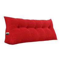 Qi Peng Mat Cushion - Large Filled Triangle Sofa Bed Back Cushion/Positioning Support Back Pillow/Rear Fixed Lumbar Pillow/Removable Cover Wedge Reading Pillow Sofa Cushion (Color : B, Size : 120cm)