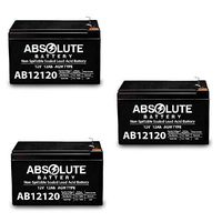 3 Pack 12V 12AH F2 Battery Replaces Razor MX500 Dirt Rocket Model #15128190