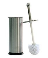 DINY Home Collection Stainless Steel Toilet Brush With Holder and Drip Cup