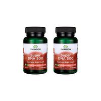 Swanson Super Dha 500 from Food-Grade Calamari 500 mg 30 Sgels 2 Pack