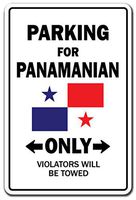 Parking for PARAMANIAN ONLY Sign Flag National Pride Love | Indoor/Outdoor | 12" Tall