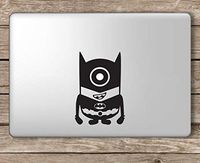 Minion Batman Despicable Me - Apple MacBook Laptop Vinyl Sticker Decal, Die Cut Vinyl Decal for Windows, Cars, Trucks, Tool Boxes, laptops, MacBook - virtually Any Hard, Smooth Surface