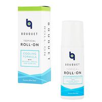 Bouquet Natural Hemp ROLL-ON Cream for Pain Relief, Sore Muscles and Joint Inflammation, Helps Restore Mobility, Lower Back, Hands, Knees and Shoulders, Maximum Strength Arnica, Menthol