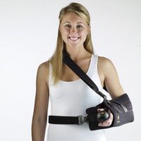 Corflex Shoulder Abduction Pillow Immobilizer Sling - L - Black