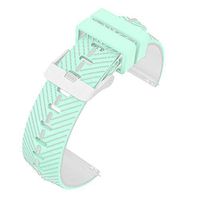 Lyperkin Ticwatch Pro Band, Premium Durable Double Color Silicone Band Strap Wristband Replacement Accessory Bracelet Compatible with Ticwatch Pro/Huami 2 Smart Watch (22mm)