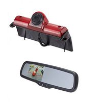EchoMaster GMK3R 2003-2016 Chevy Express and GMC Savannah CAMERA KIT - Backup Camera and Rearview mirror with built in monitor (PCAM-GM1 and PMM-35-PL)