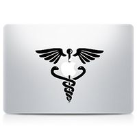 DecalGalleria - Symbol of Medicine Vinyl Decal Sticker for MacBook, MacBook Pro and MacBook Air 11, 12, 13, 15, 17 inch