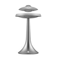 Izzya Magnetic Floating Anti-Gravity UFO Shaped HQ Bluetooth Speaker 7 Color Gradient Creative Night Light Wireless Charging