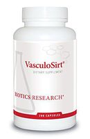 Biotics Research VasculoSirt®– Formulated with The Assistance of Mark Houston, MD, Cardiovascular and Healthy Support for Blood Pressure Support, Anti-Aging,CoQ10, Resveratrol, ALA, Gingko (300)