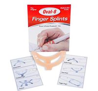 3-Point Products Oval-8 Finger Splints (Pack of 1) (Size 2)