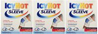 Icy Hot Maximum Strength Medicated Sleeve, Large, 3 Count Box (Pack of 3) Temporarily Relieves Minor Pain Associated with Arthritis, Simple Backache, Muscle Strains, Sprains, Bruises, and Cramps