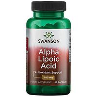 Swanson Alpha Lipoic Acid 600 Milligrams 60 Capsules