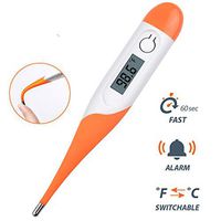 1 Pcs Oral Digital LCD Thermometer Household Waterproof Electronic Body Temperature for Kids Adults