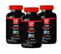 Liver Detox Supplements - Liver DETOXIFIER Formula - Supports Liver Health - lipase enzymes for Digestion - 3 Bottles 180 Capsules
