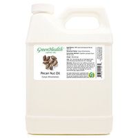 GreenHealth Pecan Nut – 32 fl oz (946 ml) Plastic Jug w/Cap – 100% Pure Carrier Oil