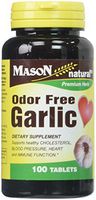 Mason Vitamins Garlic Odour Free Capsules, 60 Count