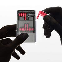 Ear Plugs for Sleeping Noise Cancelling 2 Pairs, Earplugs Sound Blocking Reusable Silicone Waterproof Ear Plugs for Swimming Airplane Travel Concert Snoring Block Hearing Protection (Red)