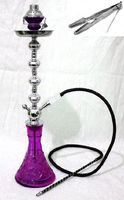 1 hose 28" Purple Hookah shisha nargila bar narguile nargile glass water pipes