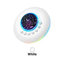 QAIYXM Baby Sleeping White Noise Machine USB Powered Timed Sleep Sound Machine with Star Projector Night Light 3 in 1 Multifunctional,A