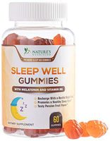 Sleep Support Melatonin Gummies Extra Strength Sleep Gummy - Natural Adult Sleeping Pills - Best Vegan Non Habit Forming Sleep & Stress Support Supplement - 60 Gummies