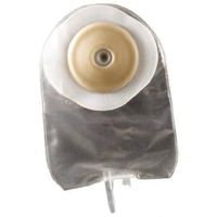 ConvaTec 175793 ActiveLife One-Piece Convex Urostomy Pouch with Pre-Cut Durahesive Skin Barrier, Fold Over Tap, 8" Pouch, Transparent, 7/8" Stoma Opening, Pack of 5