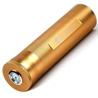 KESAI Cigar Tube Cigar Case Cigar Accessories Travel Humidor Cigar Holder Cigar Humidor Cigar Hygrometer humidifier Holds Multiple Cigars(Gold)