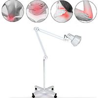 Infrared IR Pain Relief Therapy Lamp Heat Heating Mineral Floor Light 275W Floor Stand Powerful Far Infrared Therapeutic Red Heat Light Short-Infrared Heat Acupuncture Lamp