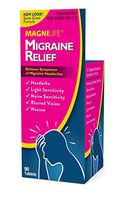 MagniLife Migraine Pain, Headaches, Throbbing, Stabbing, Nausea, Pressure Discomfort Relief Treatments (90 Tablets)