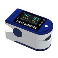 Fingertip Pulse Oximeter Portable Monitor - Blood Oxygen Saturation Heart Rate Body Health Monitor with LED Display, Fast Spo2 Reading Oxygen Meter with Alarm, for Adults and Children
