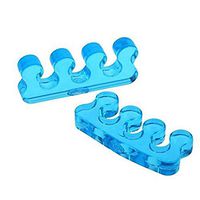 1 Pair Toe Separators & Streightening Relaxing Toes and Correcting Bunion, Overlapping and Hammer Toes for Man & Woman (Blue1)