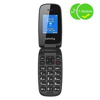 Ushining Unlocked Flip Cell Phone for Seniors,Easy-to-Use,Long Standby time,T-Mobile Card Suitable (Black)