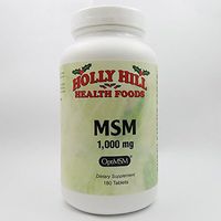 Holly Hill Health Foods, MSM 1,000 MG (from OptiMSM), 180 Tablets