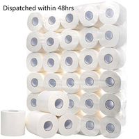 Ultra Soft Toilet Paper, Family Safe Eco Friendly Toilet Roll Tissue Roll, 10 Rolls 3Ply Paper Towels Tissue for Home Bathroom