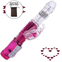 12 Kinds of Modes Thrusting Massage Massager, Waterproof USB Charging Medical Grade Silicone, Powerful for Personal Care