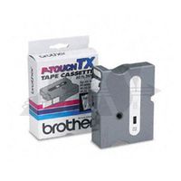 Brother 1 Inch x 50 Feet Blue On Clear Labeling Tape (TX1531)