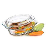 Bowl Thickened Heat-resistant Glass Fruit Bowl With Lid | Smooth and Transparent Salad Bowl | Easy to Clean, Healthy And Safe | a Bowl of Multi-purpose | Capacity 1500ml Hotel tableware home noodles b