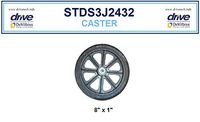 Drive Replacement Parts for Blue Streak Wheelchair - BLS (Front Caster)