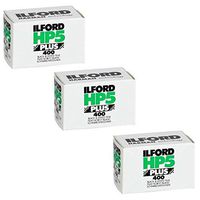 Ilford HP-5 Plus 400 Fast Black and White Professional Film, ISO 400, 35mm, 36 Exposures - 6 Pack