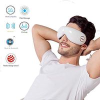 CLORIS Newst Bluetooth Electric Eye Massager with Heat, Vibration Music Heat Compress, 5 Modes Foldable Eyes Massage Eye Therapy Mask for Dry Eyes Eye Bag Dark Circles