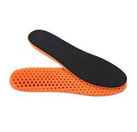 Ewanda store 1.5cm 0.59" Height Increase Insole Invisible Increased Heel Shoe Lifts Inserts Elevator Shoe Pads Insoles for Men,Orange Black
