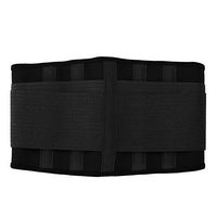 Waist Support Belt, Neoprene Adjustable Sports Lumbar Brace for Running and Weightlifting Injury Prevention and Correct Bodyshape Protector (XXL)