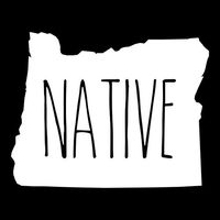 Makarios LLC Oregon Native Cars Trucks Vans Walls Laptop MKR| White |5.5 x 4.25|MKR362